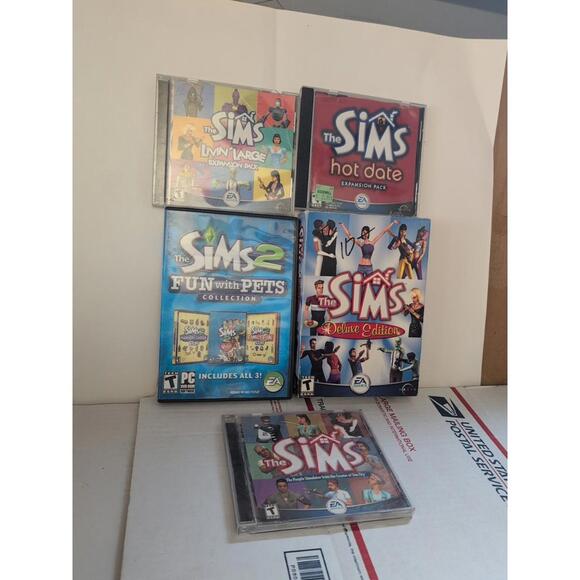 Lot Of 5 The Sims Pc Game Lot See Photos #178